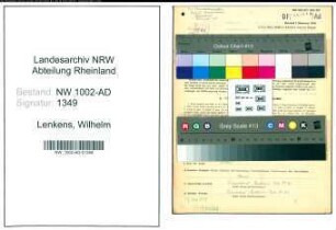 Entnazifizierung Wilhelm Lenkens, geb. 06.08.1891 (Steward)