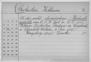 Bickerton, William - Biemann, Joachim
