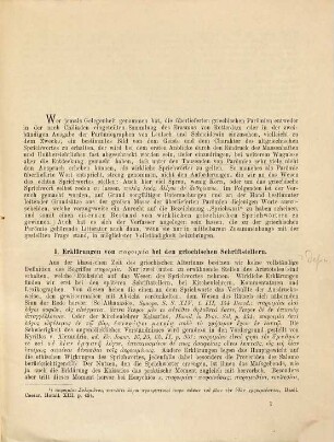 Studien auf dem Gebiete des griechischen Sprichwortes