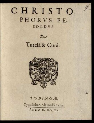 De Tutelâ Et Curâ