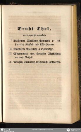Druhi Thel, we kotrymż ßo namakaju