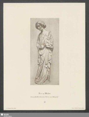 Dom zu Meißen. Evangelist St. Johannes, Statue vom Südportal