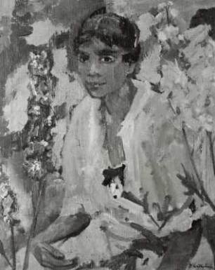 Marion zwischen Rittersporn