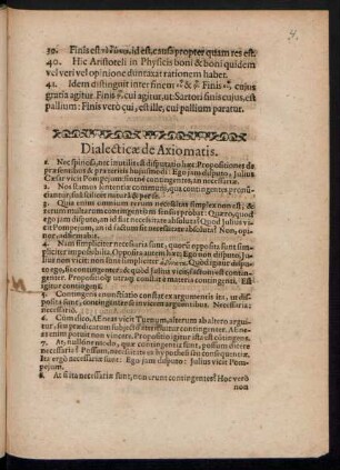 Dialecticae de Axiomatis.