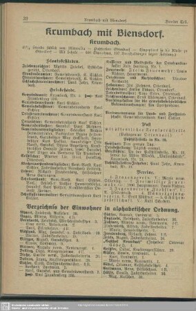Krumbach und Biensdorf
