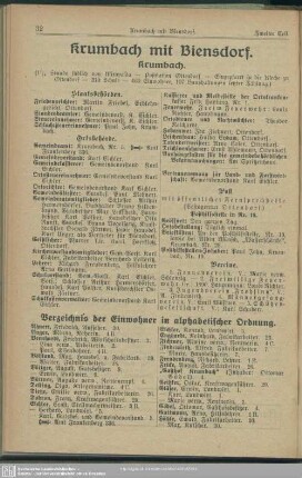 Krumbach und Biensdorf