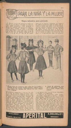 Trajes infantiles para gimnasia : Para la niña y la mujer