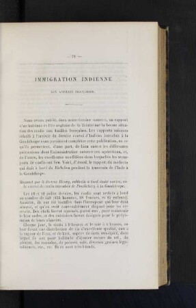 Immigration indienne