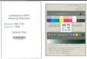 Entnazifizierung Paul Varwick , geb. 11.03.1912 (Exportleiter)