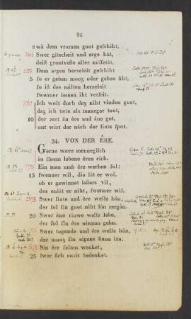 34. Von Der Êre.