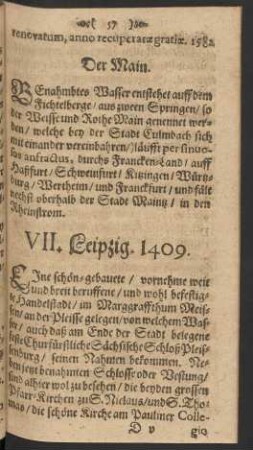 VII. Leipzig. 1409