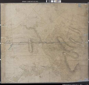 Landesaufnahme des Fürstbistums Osnabrück III Amt Vörden Bl. 2 Kirchspiel: Bramsche Feldmark: Achmer Ortschaft: Achmer Ausf.-Art: Farbige Zeichnung auf Karton, auf Leinen aufgezogen Herst.: Johann Wilhelm Du Plat Herst.: Georg Wilhelm Du Plat (Direktion: Johann Wilhelm Du Plat) Format: Maßstab: