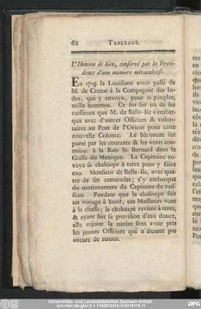 L'Homme de bien, conservé par la Providence d'une maniere miraculeuse.