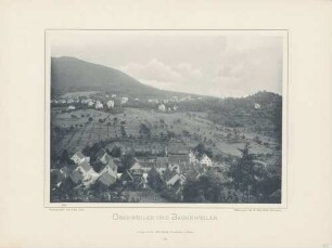 "Oberweiler und Badenweiler" im Schwarzwald