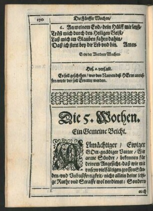 Ein Gemeine Beicht.