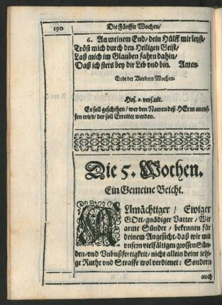 Ein Gemeine Beicht.
