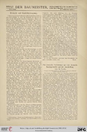 Beilage zu: 1905, März