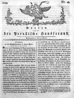 Nr. 28., 8. April 1809