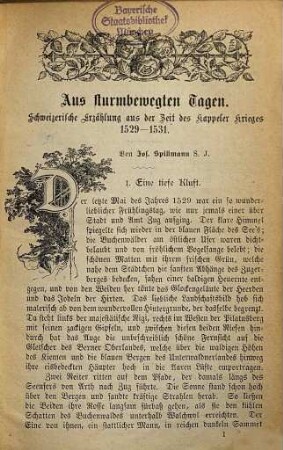Katholische Erzählungen und Novellen aus dem Hausfreund-Kalender : Von Jos. Spillmann und J. B. Diel, Priestern der Gesellschaft Jesu. Mit Illustrationen