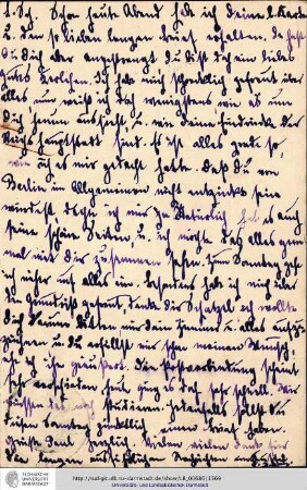 Postkarte vom 29.04.1908