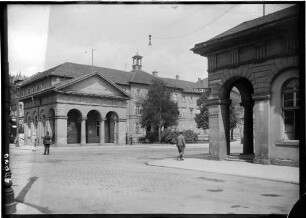 Karlsruhe Mühlburger Tor Torhäuser Ansicht von Südwesten