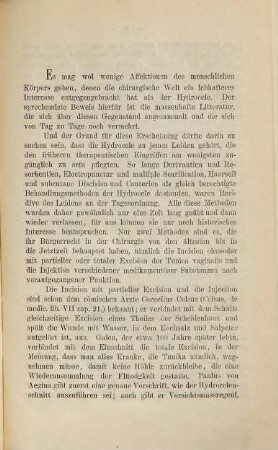 Zur Operation der Hydrocele