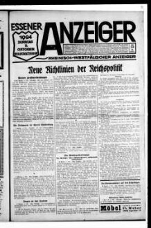 Essener Anzeiger. 1919-1940