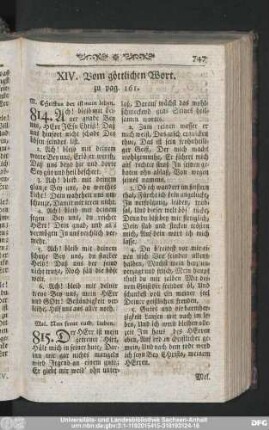 XIV. Vom göttlichen Wort.