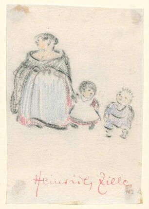 Mutter mit zwei Kindern