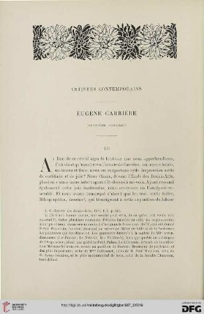3. Pér. 38.1907: Eugène Carrière, 2 : artistes contemporains