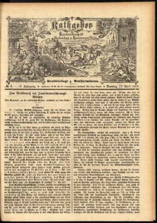 Ausgabe vom Sonntag, den 13. April 1902.