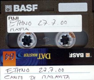 Ethno (=Ethnomagazin) 27.7.00. MAFIA