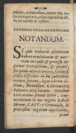 Notandum.