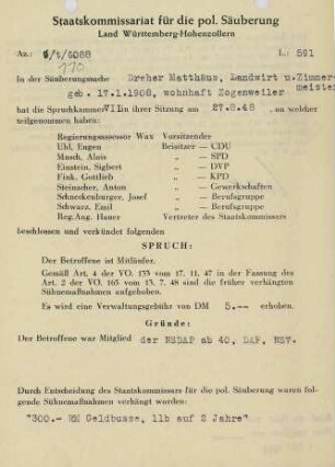 Dreher, Matthäus
