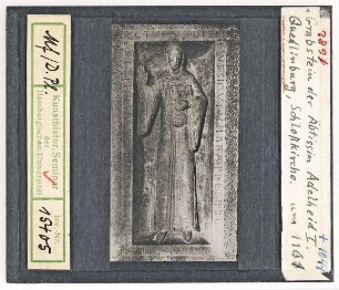 Quedlinburg, St. Servatius: Grabstein der Äbtissin Adelheid I. (gest. 1044)
