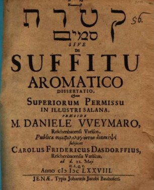 De suffitu aromatico diss.