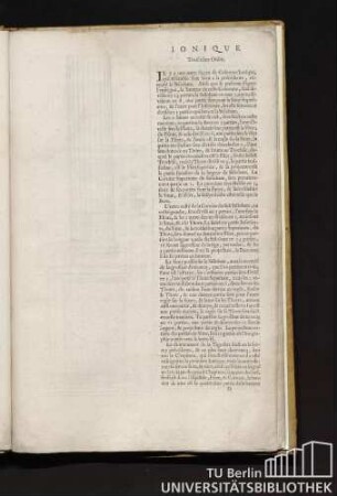 Ionique, troisieme ordre