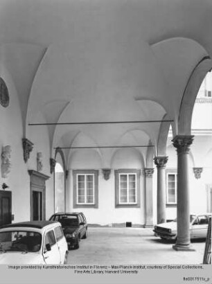Palazzo Ricasoli-Firidolfi, Innenhof mit Loggia, Florenz