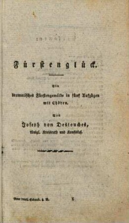 Neue deutsche Schaubühne oder dramatische Bibliothek der neuesten Lust-, Schau-, Sing- und Trauerspiele, 4