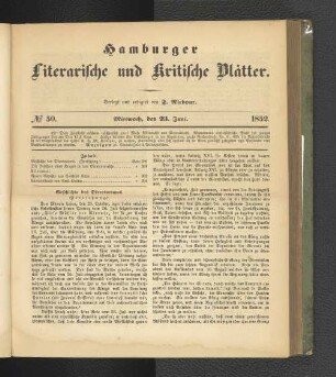 No. 50. 23. Juni 1852