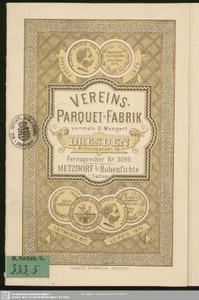 [Musterbuch mit Preisliste]