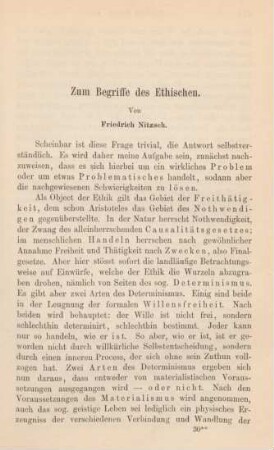473-483 Zum Begriffe des Ethischen