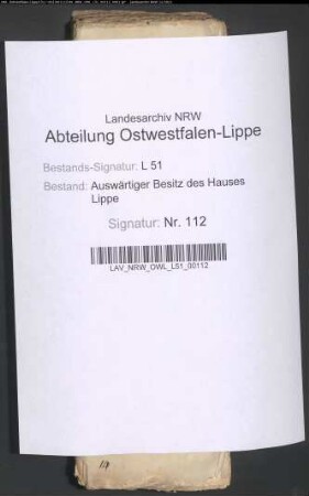 Rechnungen der Ulenburg