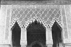 Granada, Alhambra. Arkade