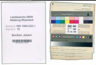 Entnazifizierung Johann Borchert , geb. 16.07.1895 (Lehrer)