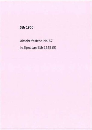 5: [Abschriften der Einträge]: Nr. 57-72
