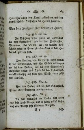 Von dem Geschröte oder von denen Hoden.