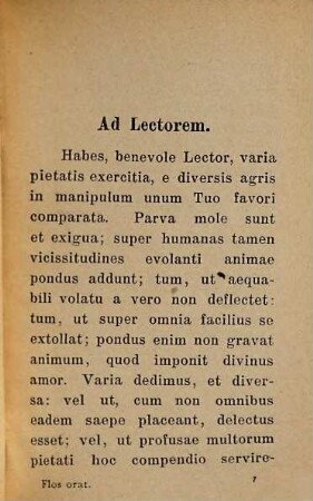 Flos orationum pro iuventute christiana