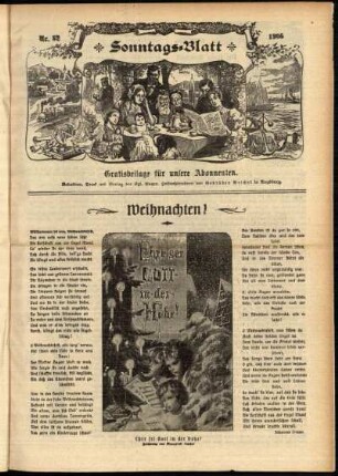 Ausgabe vom Sonntag, den 24. Dezember 1905.