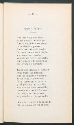 Horas dulces